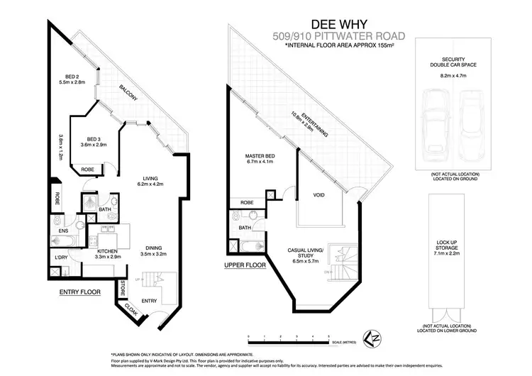 Floorplan of Homely unit listing, 509/910 Pittwater Road, Dee Why NSW 2099