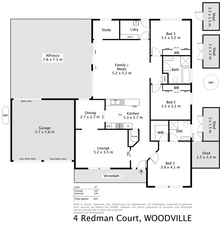 Floorplan of Homely house listing, 4 Redman Court, Woodville SA 5011