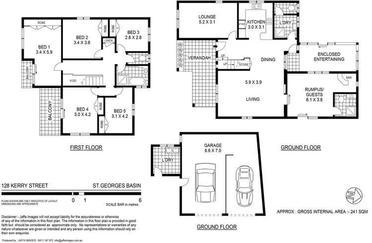 Floorplan of Homely house listing, 128 Kerry Street, Sanctuary Point NSW 2540