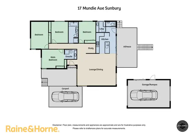 Floorplan of Homely house listing, 17 Mudie Avenue, Sunbury VIC 3429