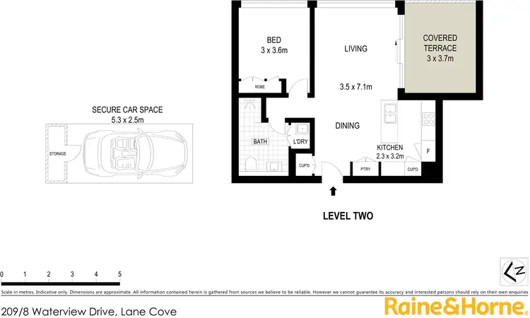 Floorplan of Homely apartment listing, 209/8 Waterview Drive, Lane Cove NSW 2066