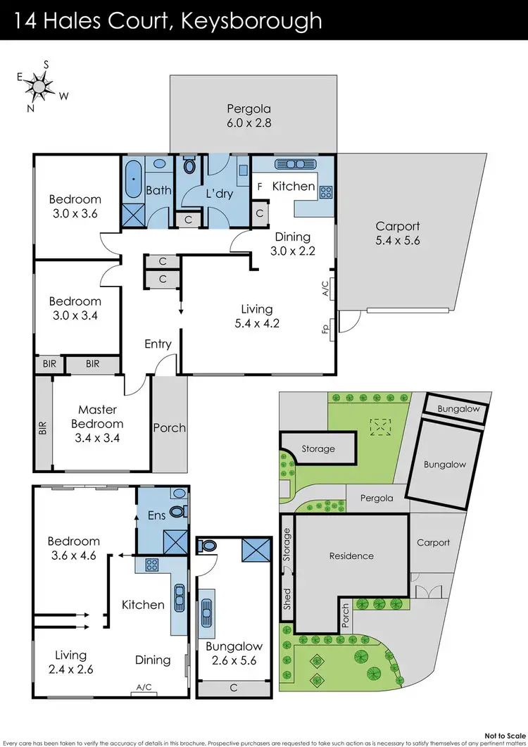 Floorplan of Homely house listing, 14 Hales Court, Keysborough VIC 3173