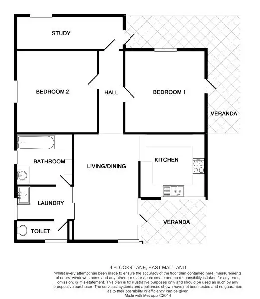 Floorplan of Homely house listing, 4 Flooks Lane, East Maitland NSW 2323