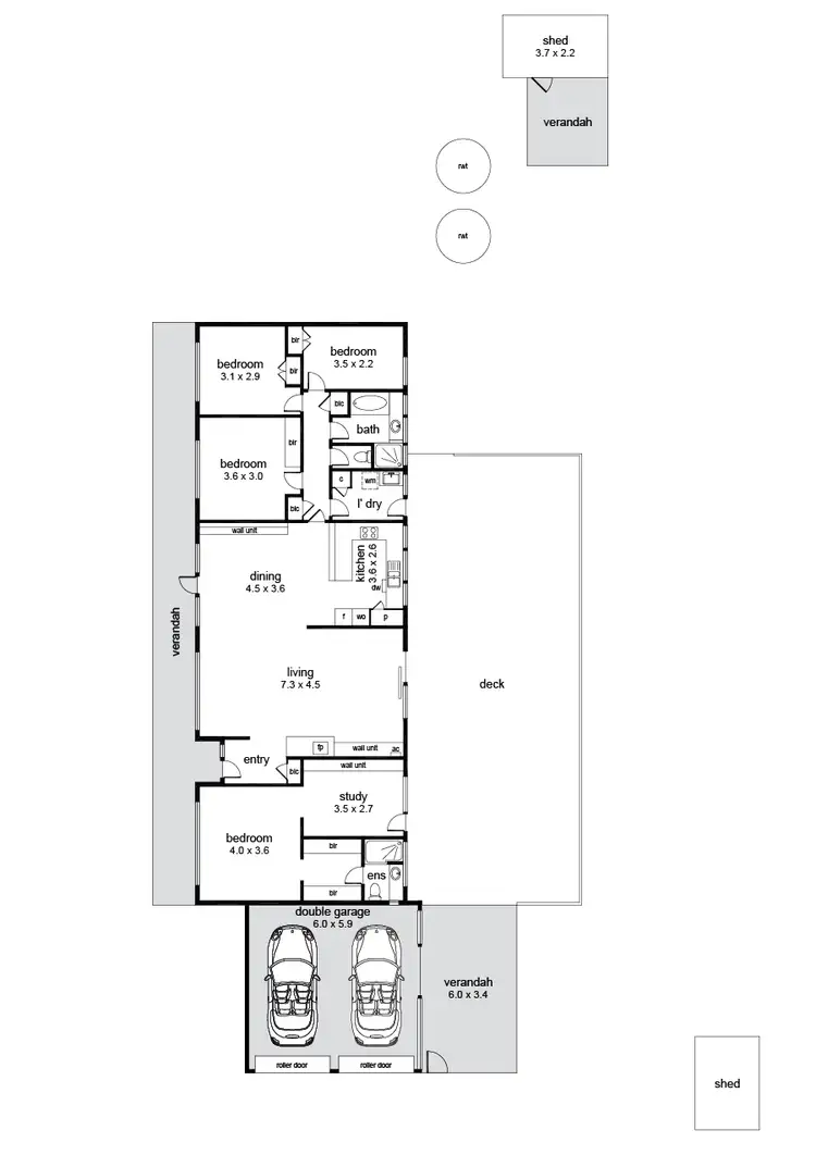 Floorplan of Homely house listing, 9 Azalea Place, Aldgate SA 5154