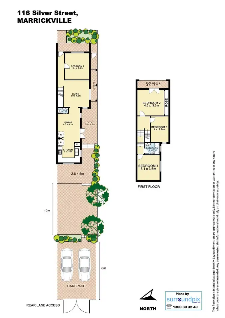 Floorplan of Homely house listing, 116 Silver Street, Marrickville NSW 2204