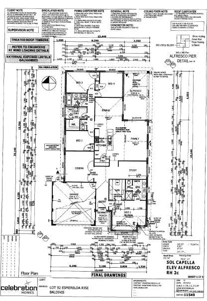 Floorplan of Homely house listing, 7 Esmerelda Rise, Baldivis WA 6171