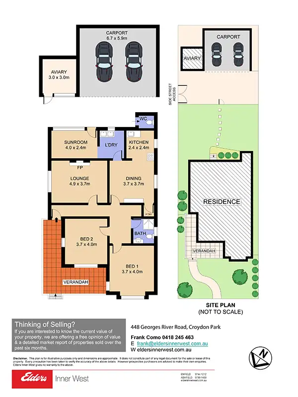 Floorplan of Homely house listing, 448 Georges River Road, Croydon Park NSW 2133