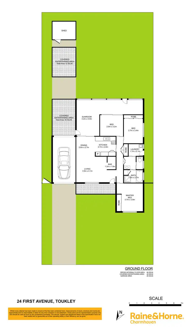 Floorplan of Homely house listing, 24 First Avenue, Toukley NSW 2263