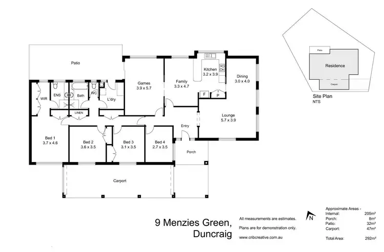 Floorplan of Homely house listing, 9 Menzies Green, Duncraig WA 6023