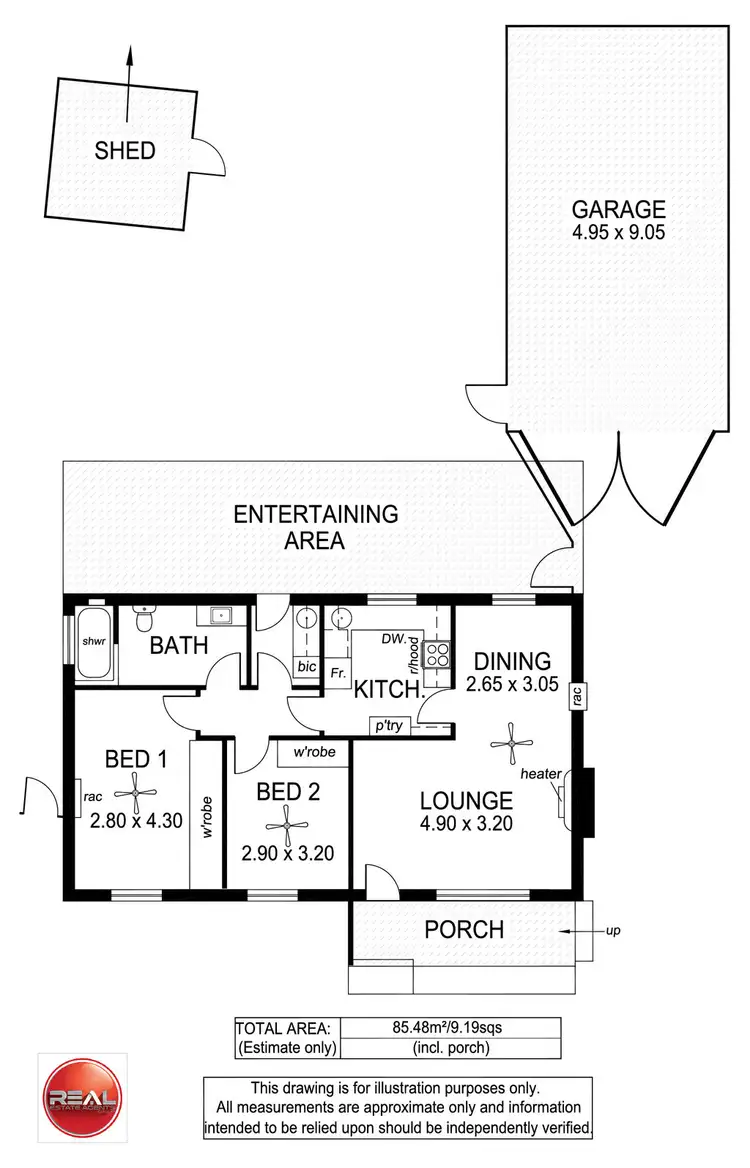 Floorplan of Homely house listing, 98 Hendrie Street, Morphettville SA 5043