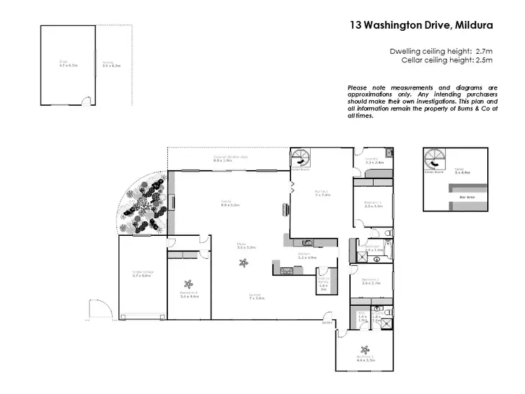 Floorplan of Homely house listing, 13 Washington Drive, Mildura VIC 3500