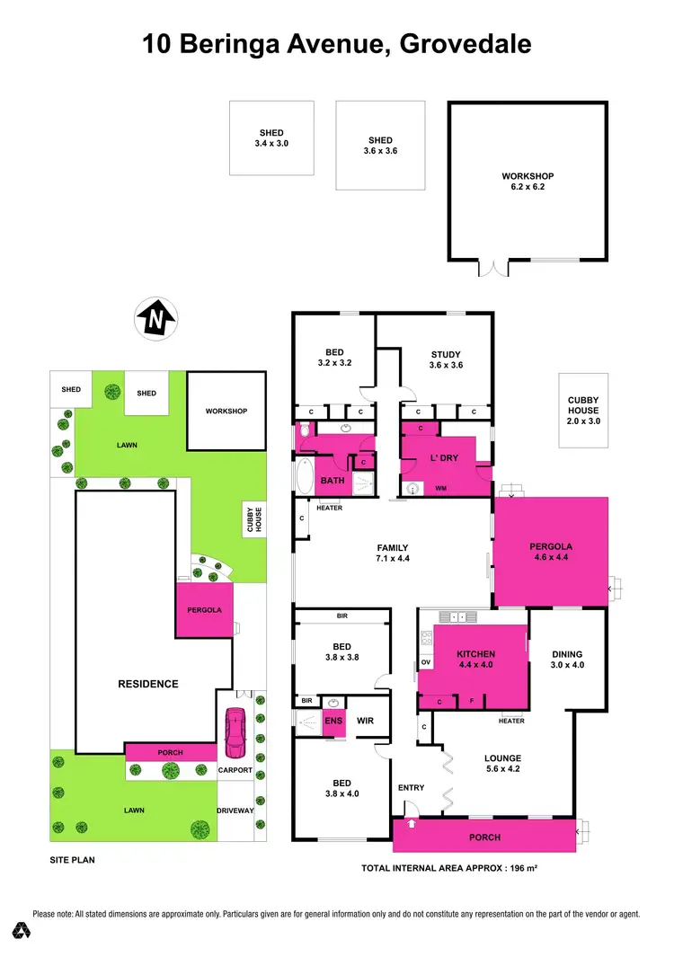 Floorplan of Homely house listing, 10 Beringa Avenue, Grovedale VIC 3216