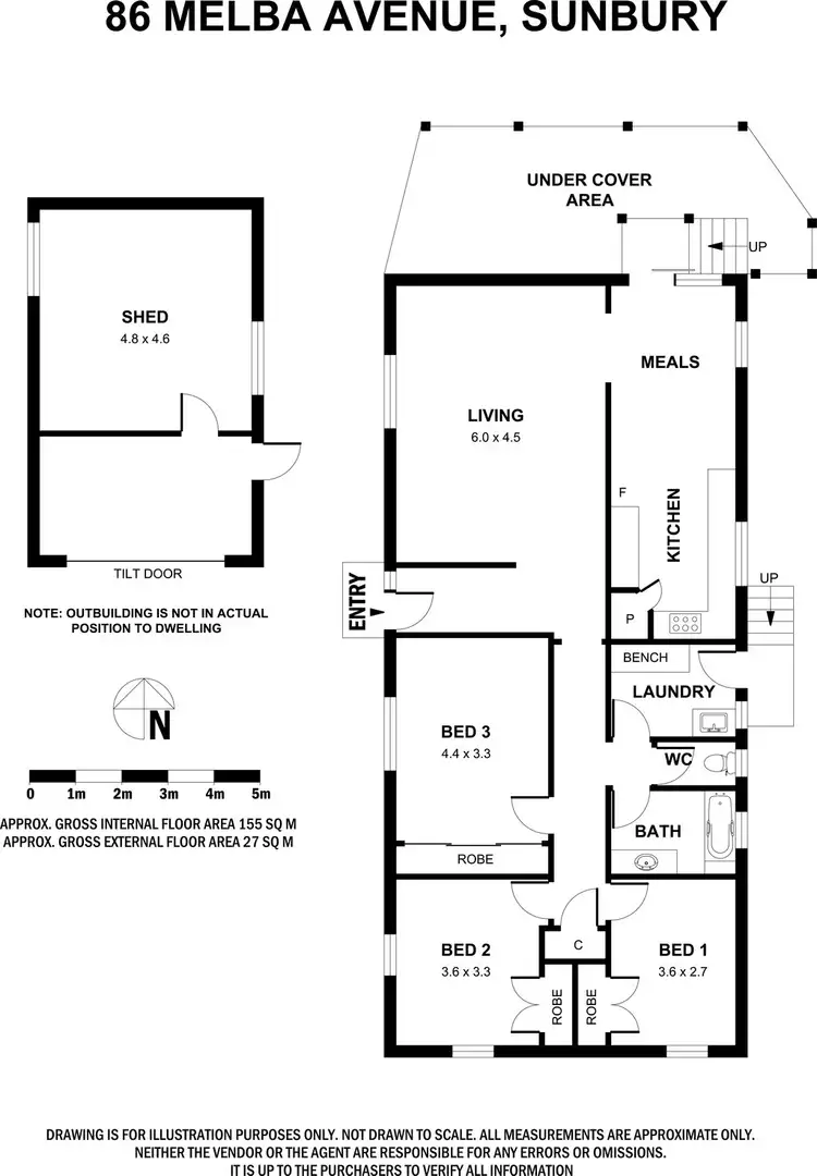 Floorplan of Homely house listing, 86 Melba Avenue, Sunbury VIC 3429