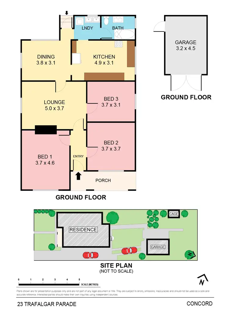Floorplan of Homely house listing, 23 Trafalgar Parade, Concord NSW 2137