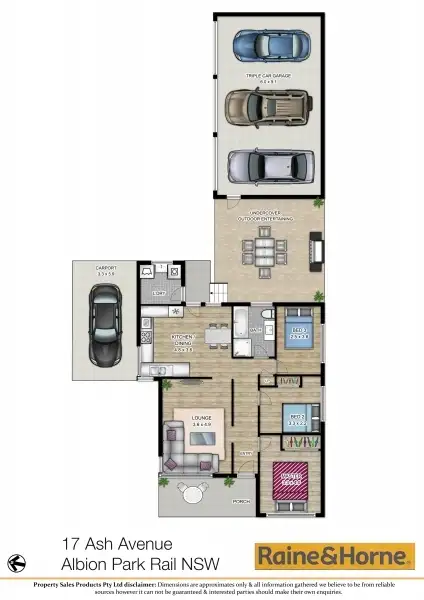 Floorplan of Homely house listing, 17 Ash Avenue, Albion Park Rail NSW 2527