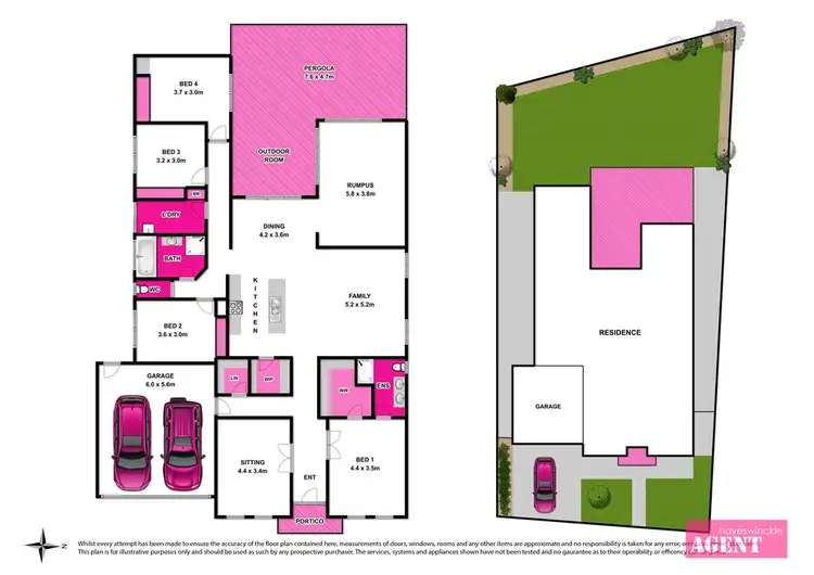 Floorplan of Homely house listing, 14 Tree Street, Waurn Ponds VIC 3216