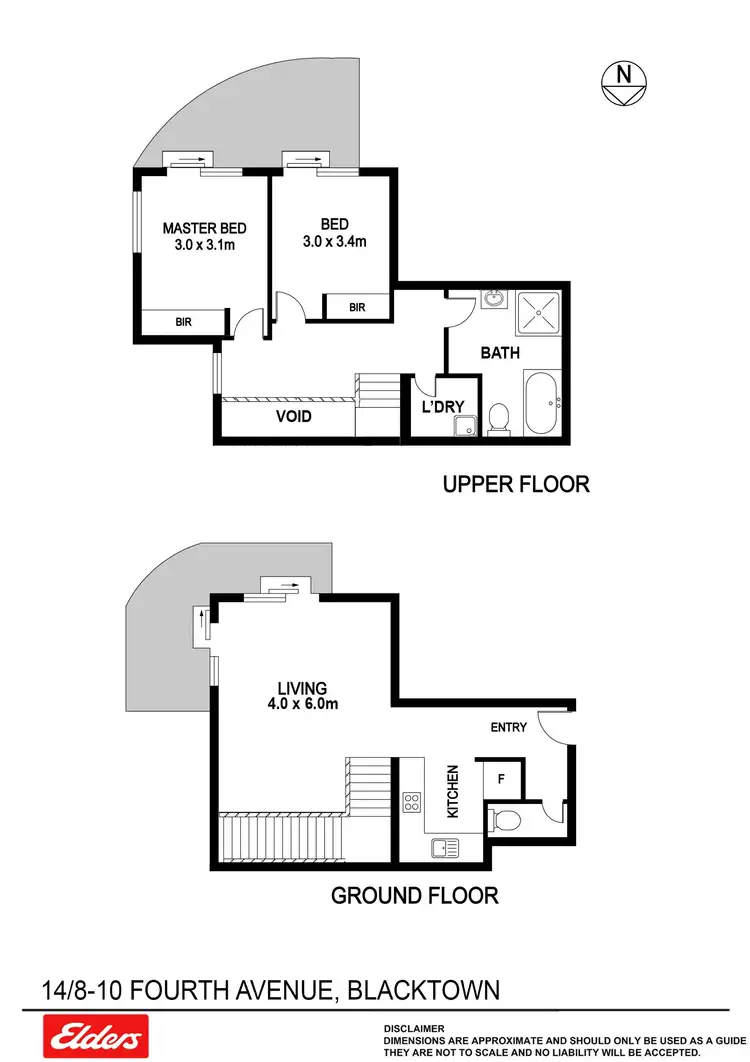 Floorplan of Homely unit listing, 14/8-10 Fourth Avenue, Blacktown NSW 2148