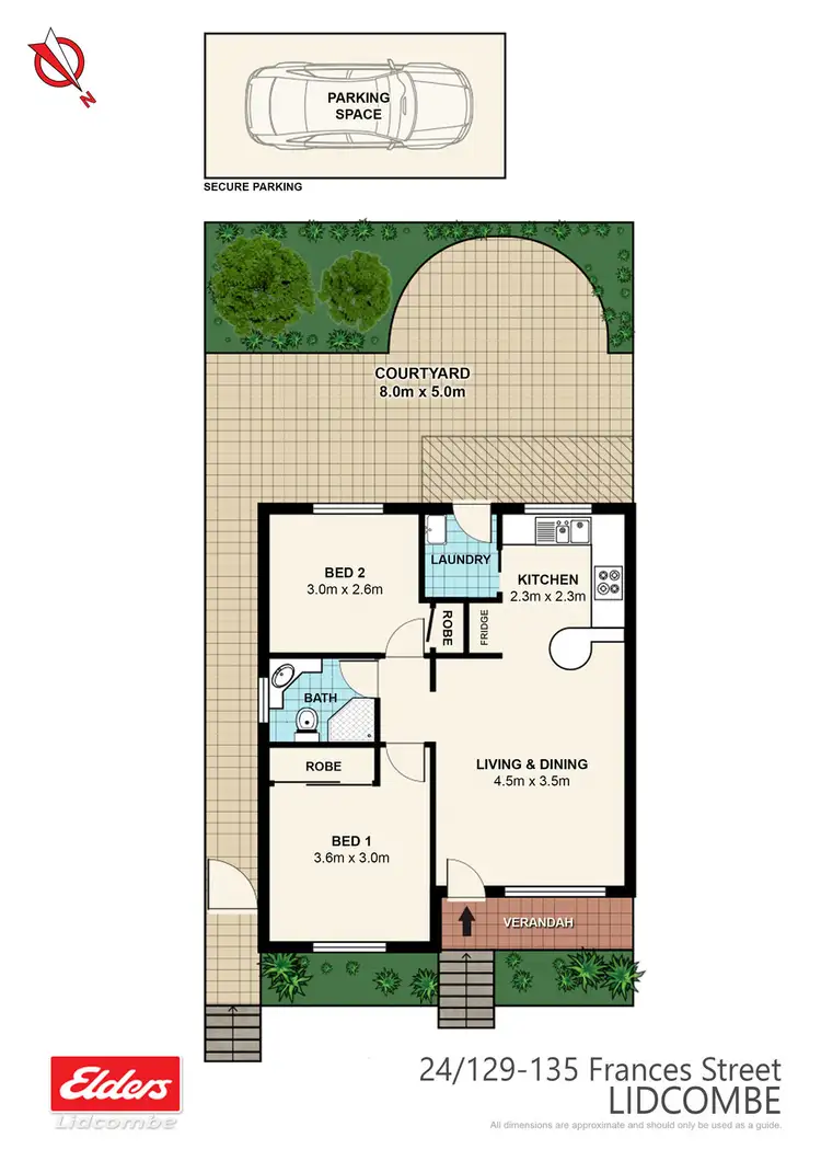 Floorplan of Homely villa listing, 24/129-135 Frances Street, Lidcombe NSW 2141