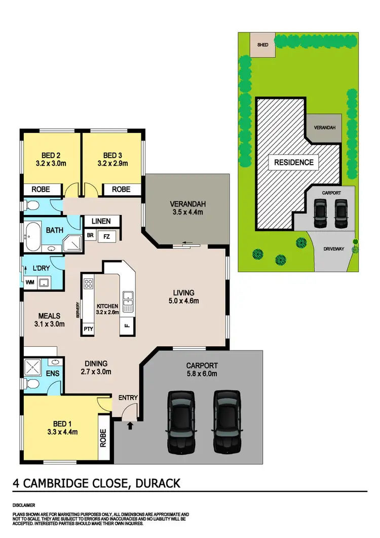 Floorplan of Homely house listing, 4 Cambridge Close, Durack NT 830
