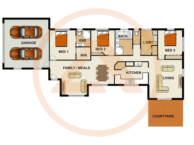 Floorplan of Homely house listing, 16 Robusta Place, Forest Lake QLD 4078