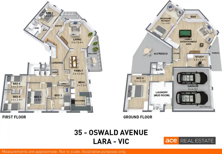 Floorplan of Homely house listing, 35 Oswald Avenue, Lara VIC 3212