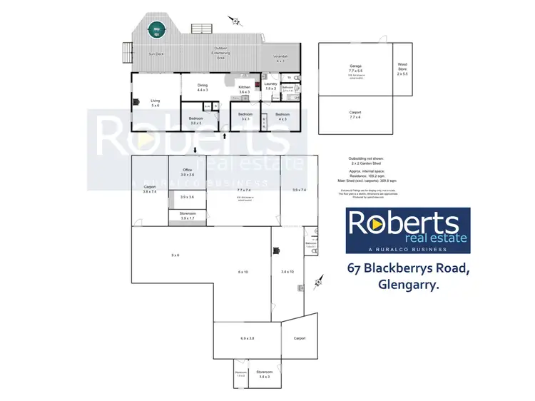 Floorplan of Homely house listing, 67 Blackberrys Road, Glengarry TAS 7275