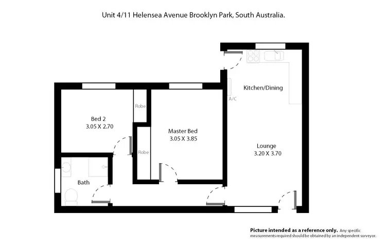 Floorplan of Homely unit listing, 4-11 Helenslea Avenue, Brooklyn Park SA 5032