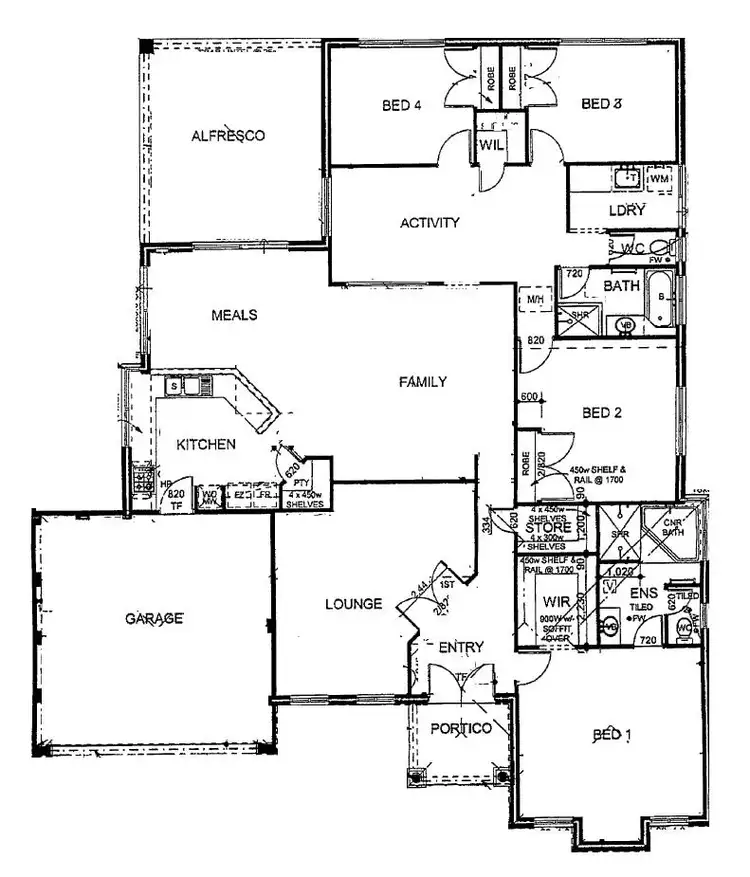 Floorplan of Homely house listing, 7 Ness Lane, Canning Vale WA 6155