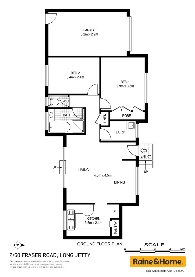 Floorplan of Homely house listing, 2/60 Fraser Road, Long Jetty NSW 2261