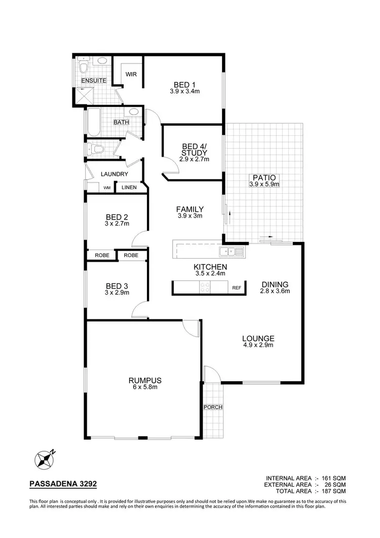 Floorplan of Homely house listing, 4 Pasadena Place, Kirwan QLD 4817