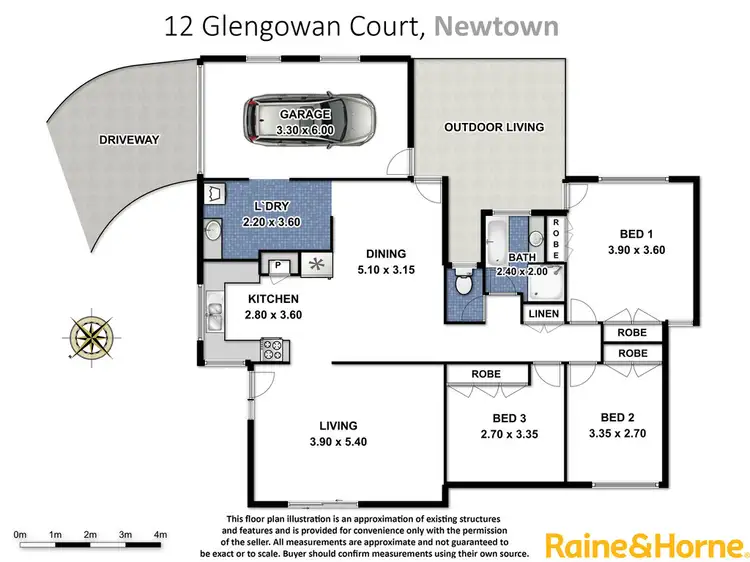 Floorplan of Homely house listing, 12 Glengowan Court, Newtown QLD 4350