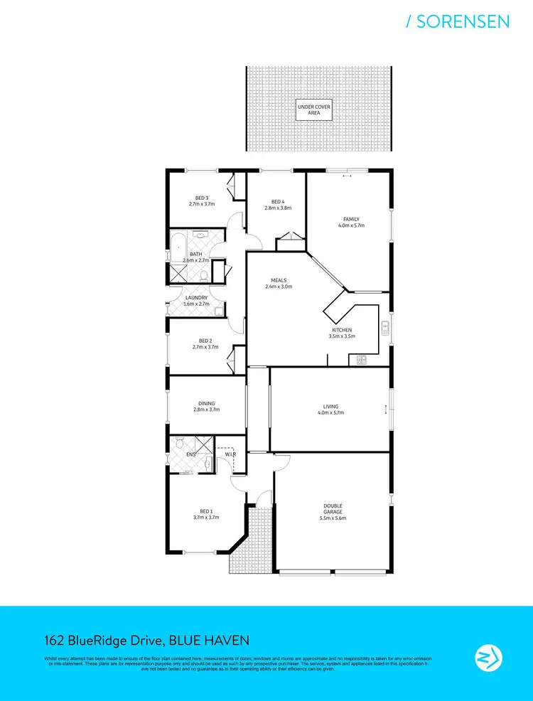 Floorplan of Homely house listing, 162 Blueridge Drive, Blue Haven NSW 2262