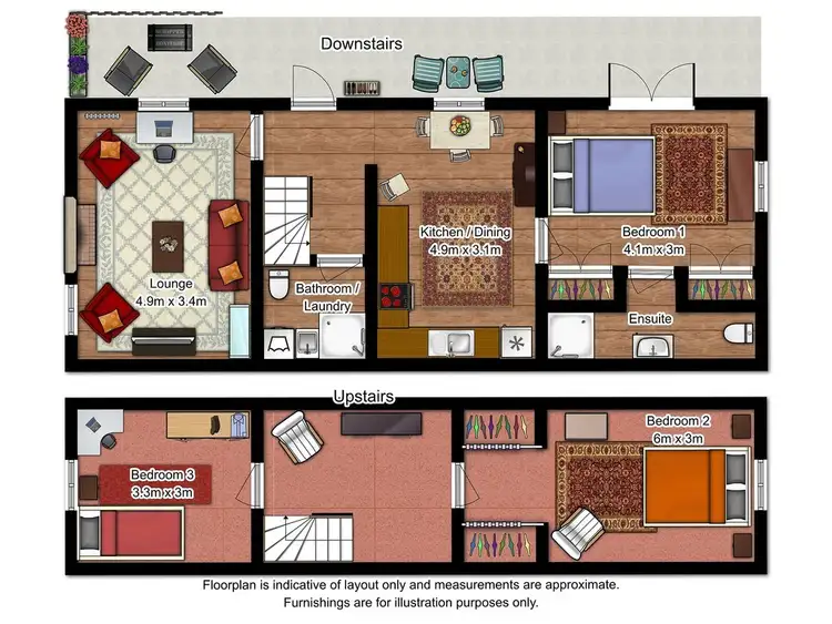 Floorplan of Homely house listing, 36 Stanley Street, Oatlands TAS 7120