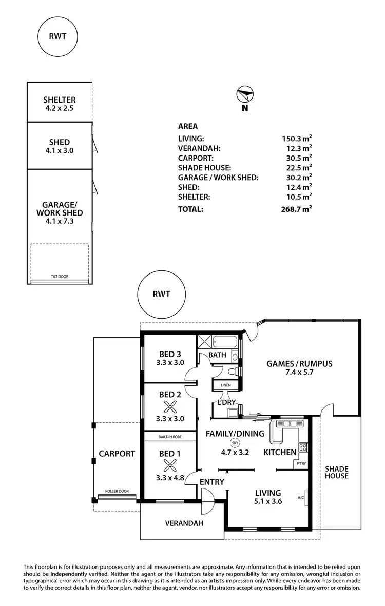 Floorplan of Homely house listing, 14 Kennedy Crescent, Strathalbyn SA 5255
