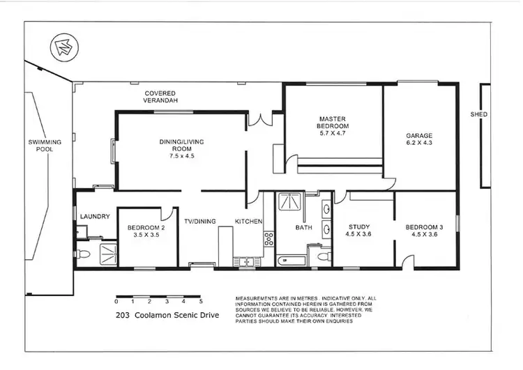 Floorplan of Homely rural property listing, 203 Coolamon Scenic Drive, Coorabell NSW 2479