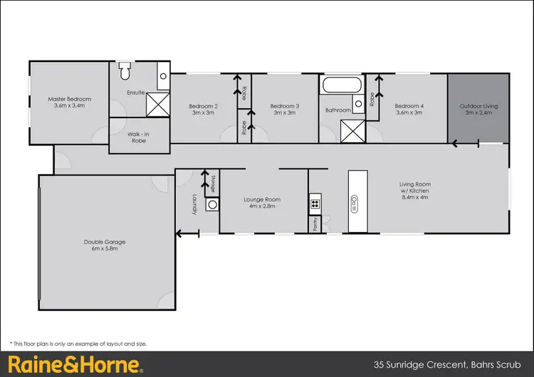 Floorplan of Homely house listing, 35 Sunridge Cct, Bahrs Scrub QLD 4207