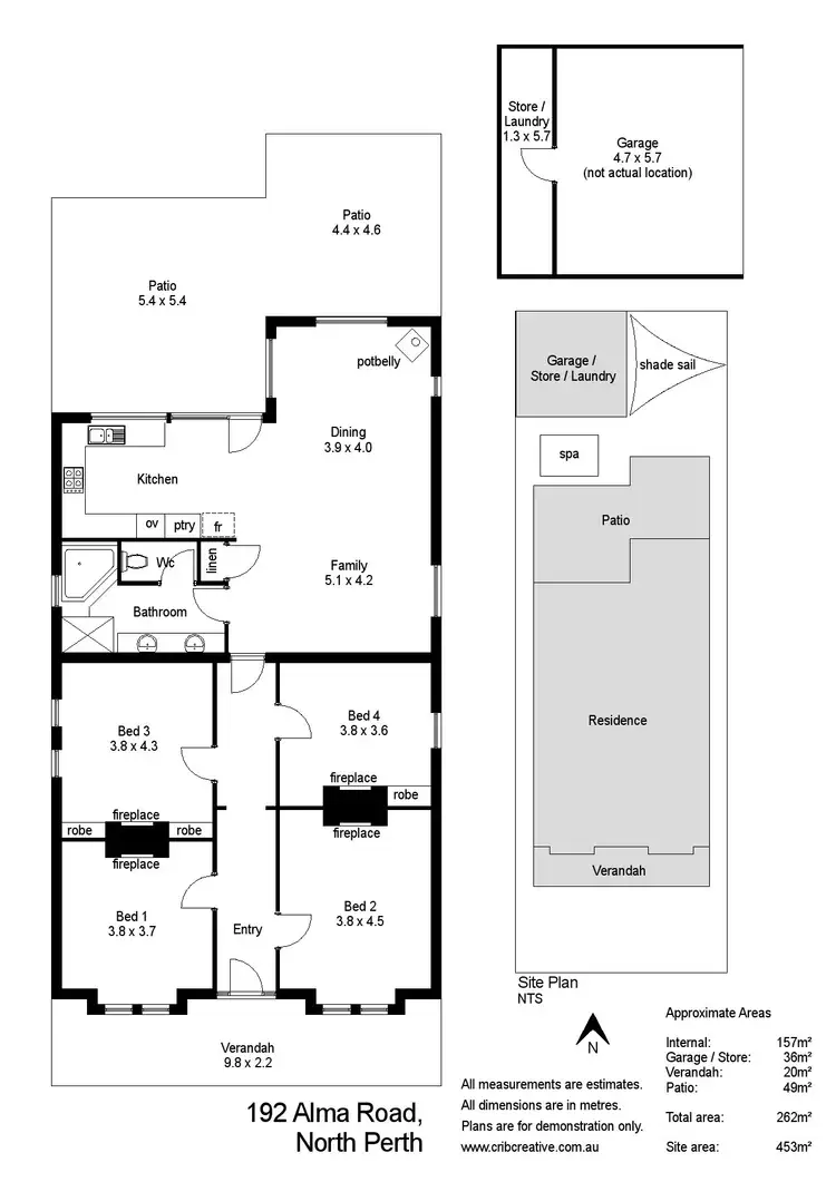 Floorplan of Homely house listing, 192 Alma Road, North Perth WA 6006