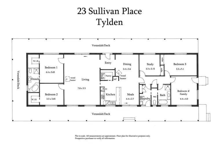 Floorplan of Homely house listing, 23 Sullivan Pl, Tylden VIC 3444