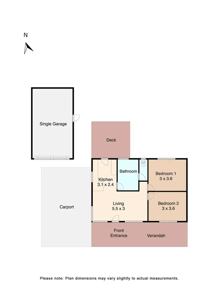 Floorplan of Homely house listing, 3580 Ballarat-Maryborough Road, Clunes VIC 3370