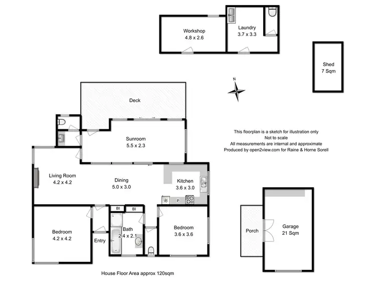 Floorplan of Homely house listing, 13 Fitzroy Street, Sorell TAS 7172
