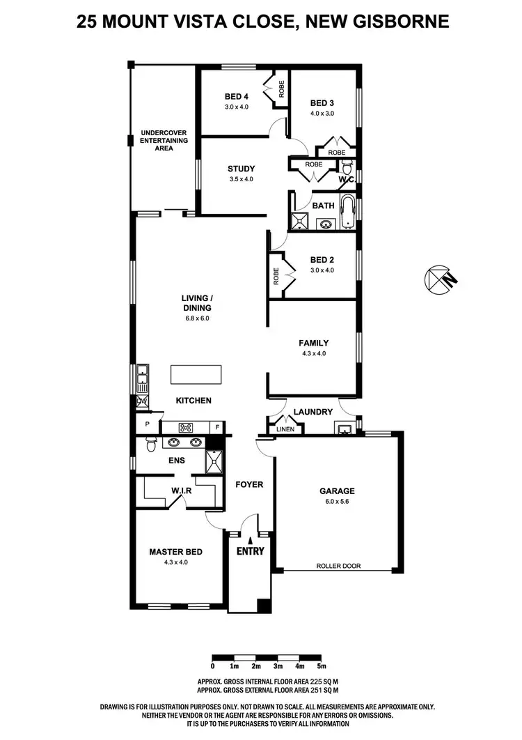 Floorplan of Homely house listing, 25 Mount Vista Close, New Gisborne VIC 3438