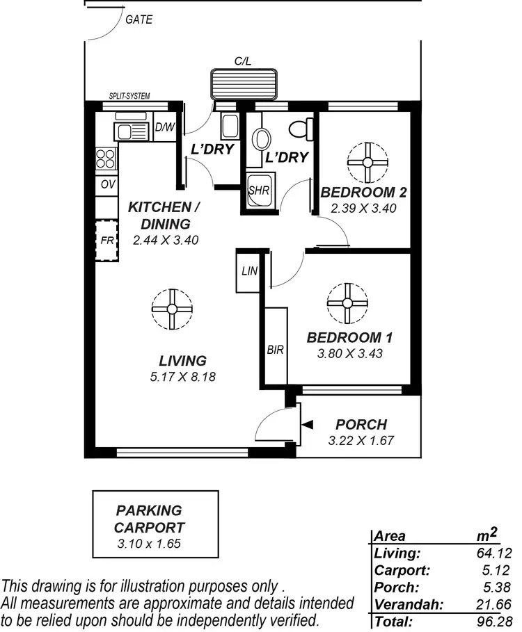 Floorplan of Homely unit listing, 6/7 Stephens Avenue, Torrensville SA 5031