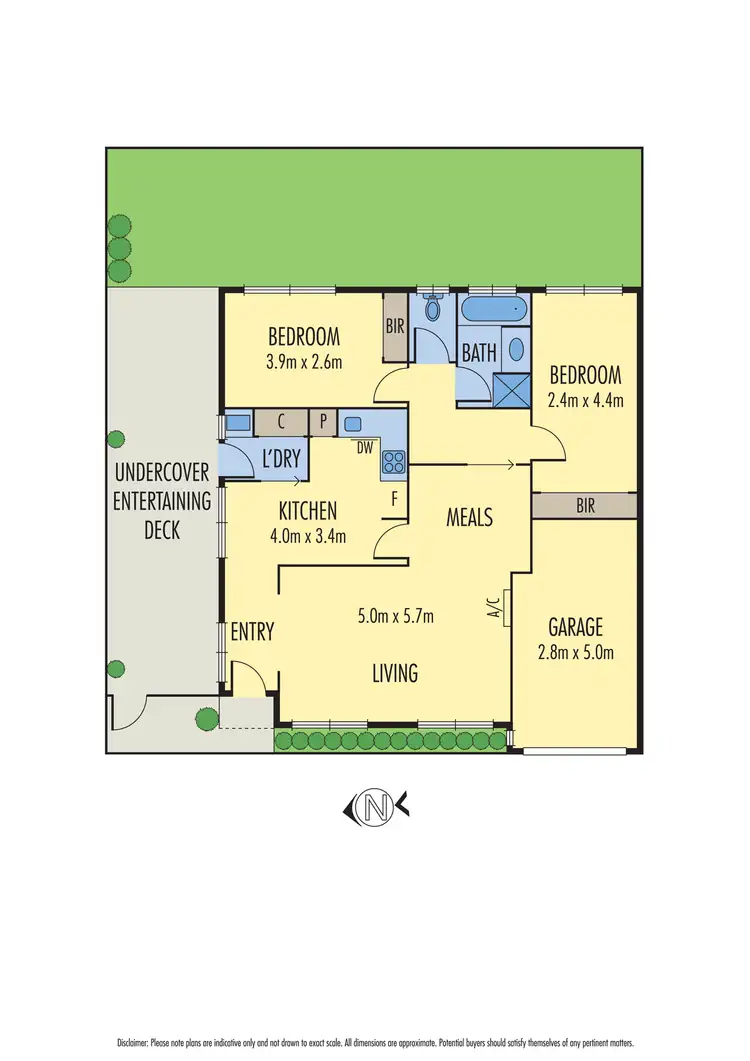 Floorplan of Homely unit listing, 2/28 Grieve Parade, Altona VIC 3018