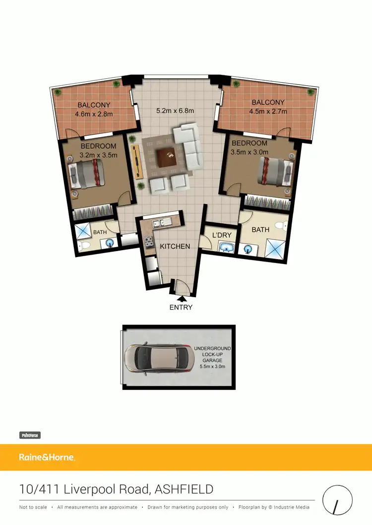Floorplan of Homely unit listing, 10/411 Liverpool Road, Ashfield NSW 2131