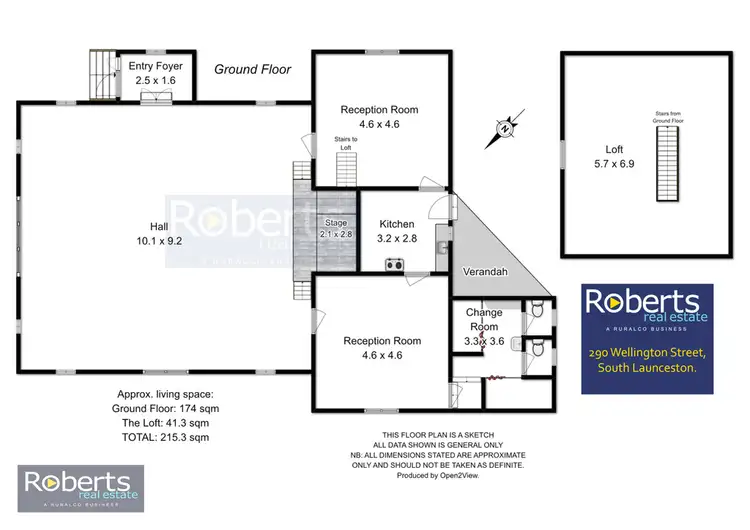 Floorplan of Homely studio listing, 290 Wellington St, South Launceston TAS 7249