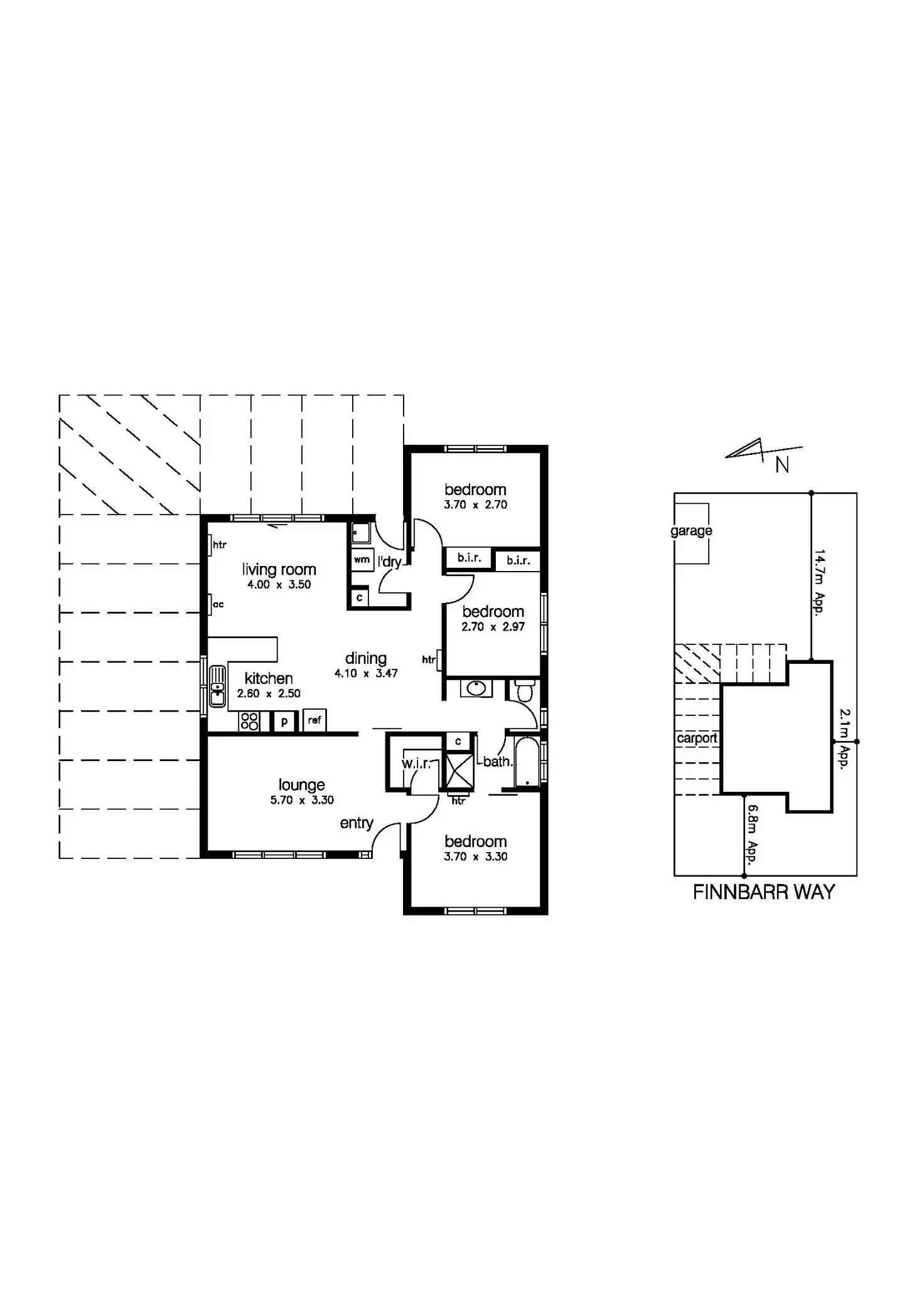 Floorplan of Homely house listing, 2 Finnbarr Way, Seabrook VIC 3028