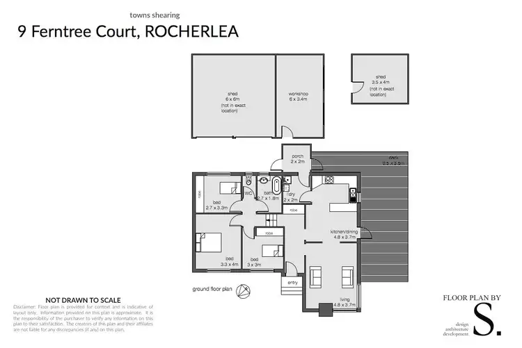 Floorplan of Homely house listing, 9 Ferntree Court, Rocherlea TAS 7248