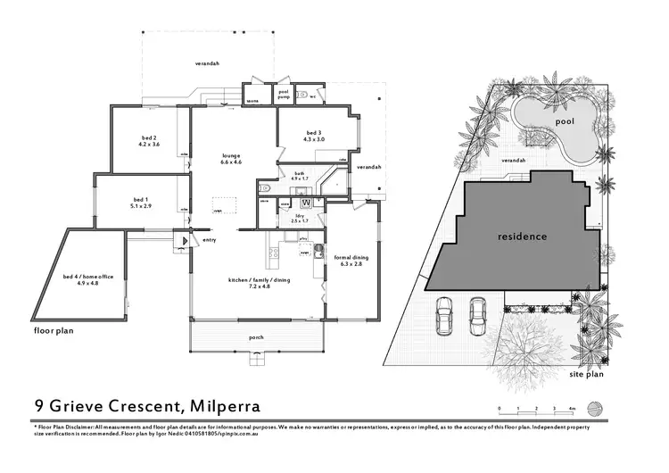 Floorplan of Homely house listing, 9 Grieve Crescent, Milperra NSW 2214