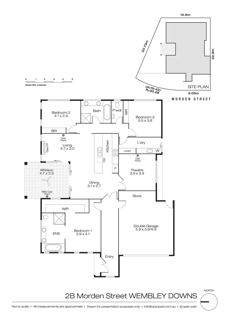 Floorplan of Homely house listing, 2B Morden Street, Wembley Downs WA 6019
