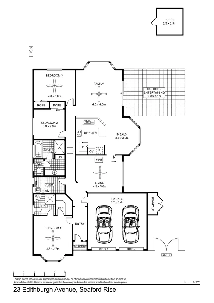 Floorplan of Homely house listing, 23 Edithburgh Avenue, Seaford Rise SA 5169